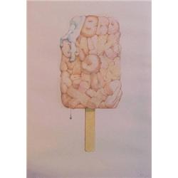 Claes Oldenberg (b. 1929) American, ALPHABET IN THE FORM OF A GOOD HUMOR BAR (A.69), 1970, offs...