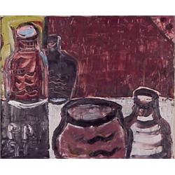 Peter Parks (b. 1947) American, JARS, 1997, acrylic painting on canvas, 20 x 24", signed and da...
