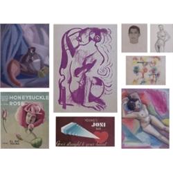 Robert B. Young (20th Century) American (eight), VARIOUS, a collection of seven: two paintings,...