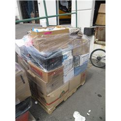 Skid of Assorted Storage Locker Goods