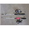 Image 1 : 2 Lucky Strike Graphite Fishing Rods & Reels