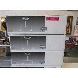 3 New Levico Double Hanging Fixtures