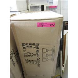 2 Levico Triple Ceiling Mount Light Fixtures