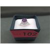 Image 2 : 2.4 CT Amethyst & Diamond Solitaire Ring