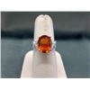 Azotic Topaz & Diamond Sterling Silver Ring