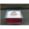 Image 2 : Large Emerald Cut Crystal Solitaire w/ 8 Baguette