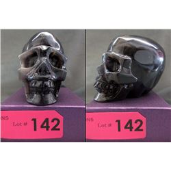 Fist Sized 825 Gram Fluorite Hand Carved Skull