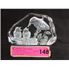 Image 1 : 1996 Signed Capredoni Crystal Bird Sculpture