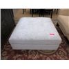 Image 1 : Oversize Fabric Upholstered Foot Stool