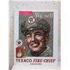 Image 1 : New Texaco Tin Sign with Vintage Image