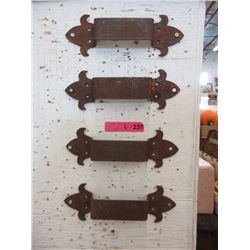 4 Large Metal Brackets