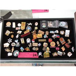 Approximately 60 Assorted Collector Pins