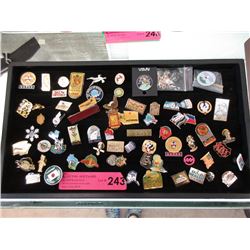 Approximately 60 Assorted Collector Pins