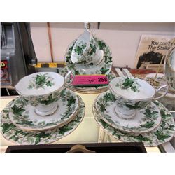 3 Vintage Royal Albert Luncheon Sets