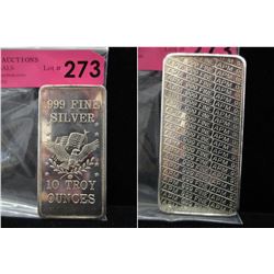 10 Oz. APM Vintage .999 Silver Investor Bar