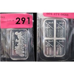 1 Oz. Stagecoach .999 Silver Art Bar