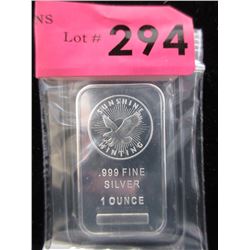 1 Oz. Sunshine Minting .999 Silver Bar