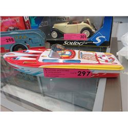 Japanese Tin Litho Boat