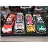 Image 1 : 4 Die Cast Scale Model Stock Cars