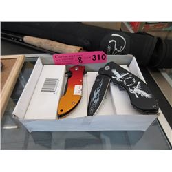 8 New Folding Knives - 3" Blades