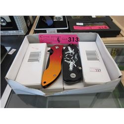 8 New Folding Knives - 3" Blades