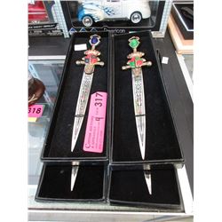 4 Spanish Dagger Letter Openers