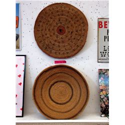 First Nations Woven Platter & Bowl