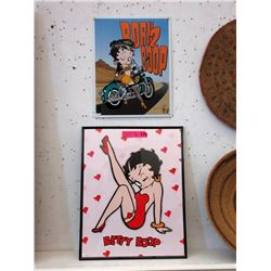 Betty Boop Frame Picture & Tin Sign