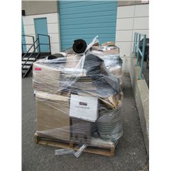 Skid of Assorted Goods & Set Decorations