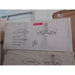 3 New Marquis 6 Shade Chandeliers