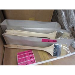 6 Dozen New Long Handled 3-1/2" Angle Brushes