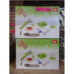 2 New Roto Champ Vegetable Slicers