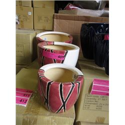 New 3 Piece Geometric Plant Pot Set