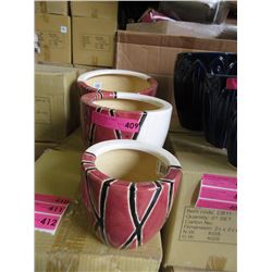 New 3 Piece Geometric Plant Pot Set