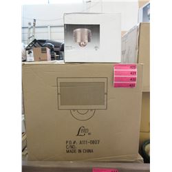 Case of 8 New Levico Metal Wall Sconces