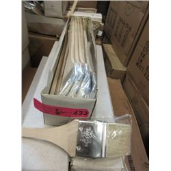 6 Dozen New Long Handled 2-1/2  Angle Brushes