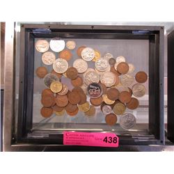 1 1/2 Pounds of Assorted World Coins and Tokens