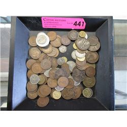 1 1/2 Pounds of Assorted World Wide Coins