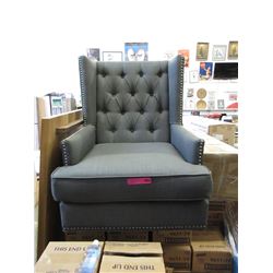 New Stylus Upholstered Arm Chair - No Legs