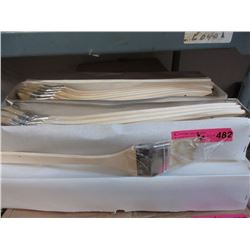 6 Dozen New Long Handled 2-1/2" Angle Brushes