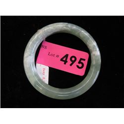 New Jade Bangle Bracelet - 11mm thick