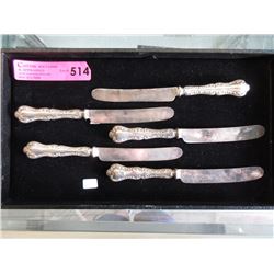 5 Sterling Handled "Henry Birks & Sons" Knives