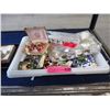Image 1 : Tray of Assorted Fashion Jewelry and More