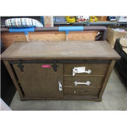 New Sideboard with Sliding Rail Door