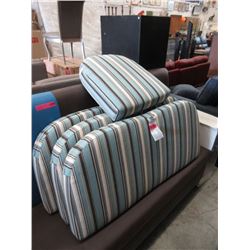 Three 42" & One 19" Ratana Cushions