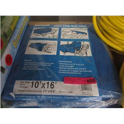 New Western Rugged 10 Foot x 16 Foot Blue Tarp
