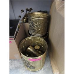 Brass Planters, Candelabras & Decorations