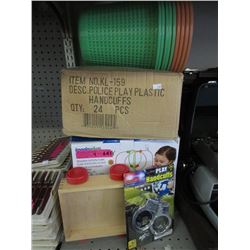 New Children's Toys & Plastic Waste Baskets