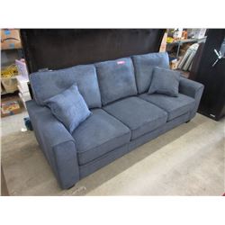 New Blue Fabric 84" Sofa bed