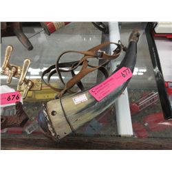 Vintage Toy Rubber Powder Horn